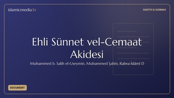 Ehli Sünnet vel-Cemaat Akidesi