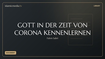 GOTT IN DER ZEIT VON CORONA KENNENLERNEN