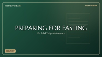 PREPARING FOR FASTING