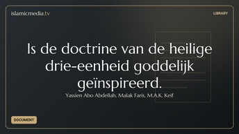Is de doctrine van de heilige drie-eenheid goddelijk geïnspireerd.