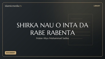 SHIRKA NAU O INTA DA RABE RABENTA