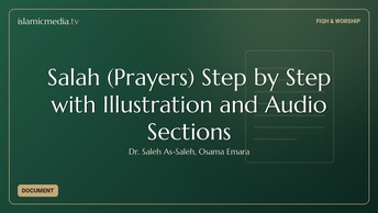 Salah (Prayers) Step by Step with Illustration and Audio Sections