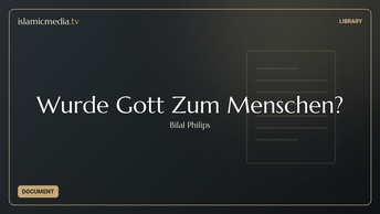 Wurde Gott Zum Menschen?