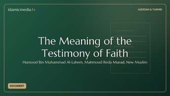 The Meaning of the Testimony of Faith