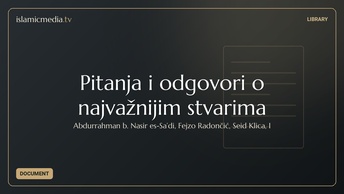 Pitanja i odgovori o najvažnijim stvarima