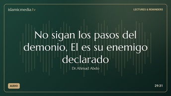 No sigan los pasos del demonio, El es su enemigo declarado