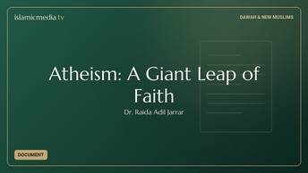 Atheism: A Giant Leap of Faith