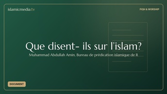 Que disent- ils sur l’islam?