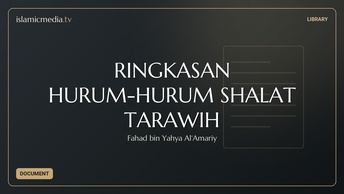 RINGKASAN HURUM-HURUM SHALAT TARAWIH