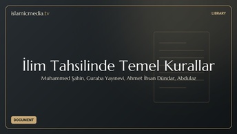 İlim Tahsilinde Temel Kurallar