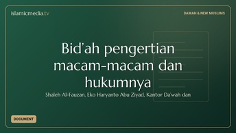 Bid’ah pengertian macam-macam dan hukumnya