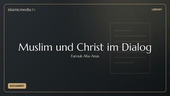 Muslim und Christ im Dialog