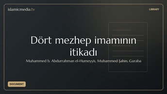Dört mezhep imamının itikadı