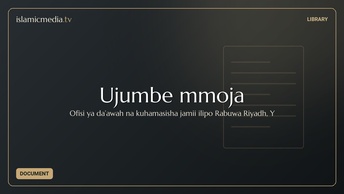 Ujumbe mmoja