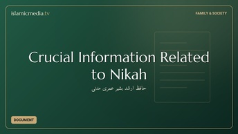 Crucial Information Related to Nikah