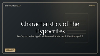 Characteristics of the Hypocrites