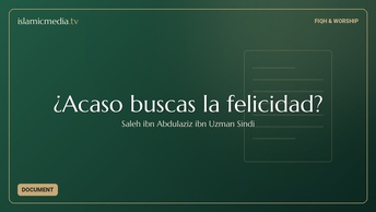 ¿Acaso buscas la felicidad?
