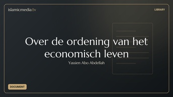 Over de ordening van het economisch leven