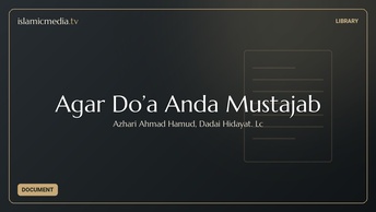 Agar Do’a Anda Mustajab
