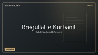 Rregullat e Kurbanit