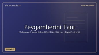 Peygamberini Tanı