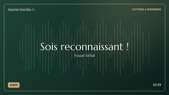 Sois reconnaissant !