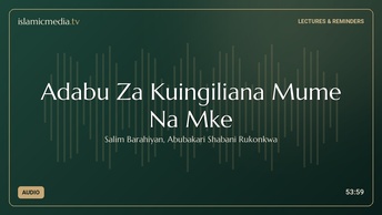 Adabu Za Kuingiliana Mume Na Mke