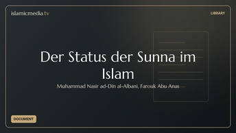 Der Status der Sunna im Islam