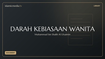 DARAH KEBIASAAN WANITA