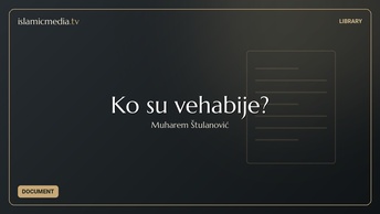 Ko su vehabije?