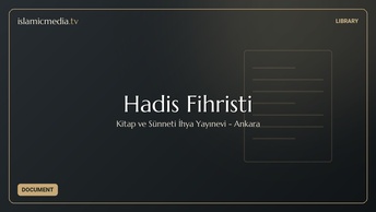 Hadis Fihristi