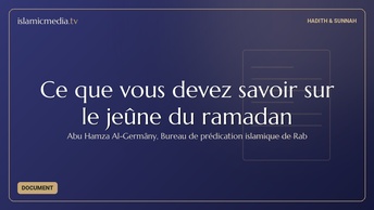 Ce que vous devez savoir sur le jeûne du ramadan
