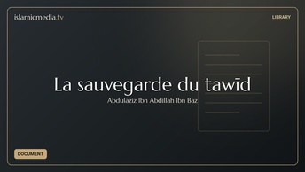 La sauvegarde du tawḥīd