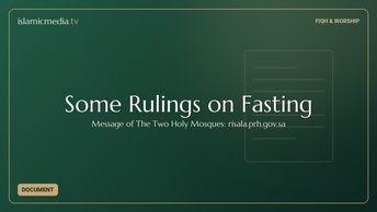 Some Rulings on Fasting